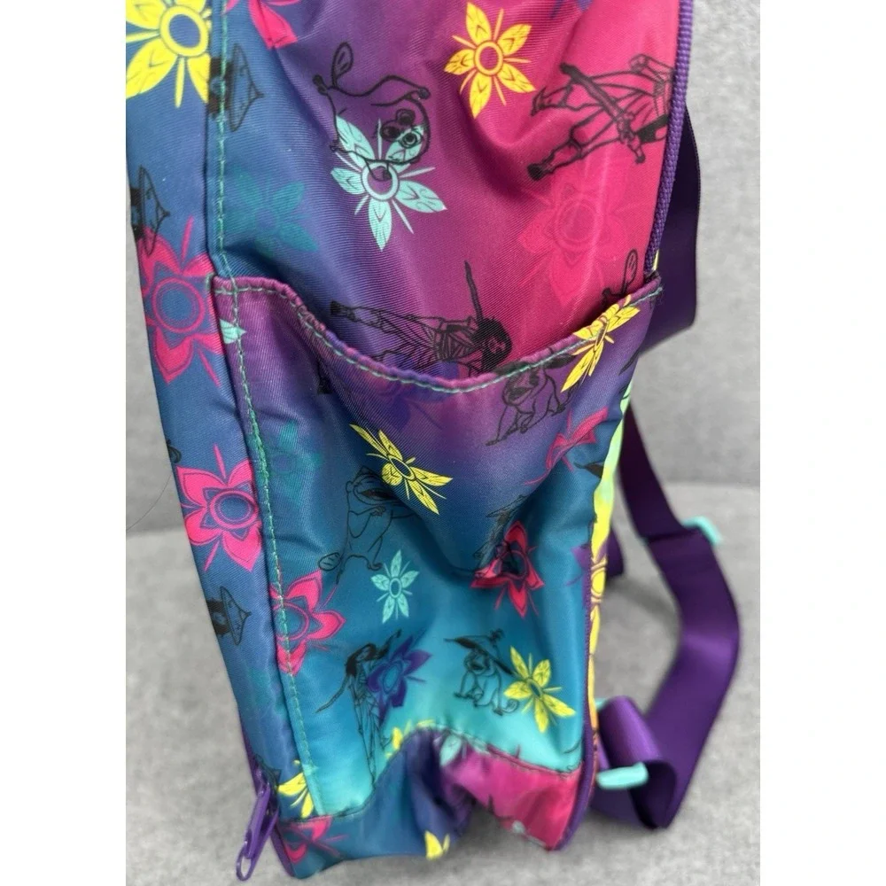 Disney Raya and the Last Dragon Duffle Bag Travel Overnight Kids Purple Rainbow